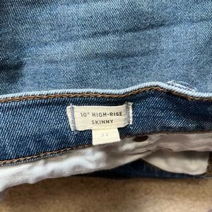 Madewell 10” high rise skinny jeans